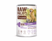 VETEXPERT Raw Paleo Duoprotein Duck & Boar Puppy - vlhké krmivo pro psy - 400g