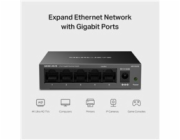 TP-Link Mercusys MS105GS 5portový gigabitový stolní switch