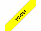 Brother TCC01 - 12 mm x 6.7 m - černá na fluorescentním ž...