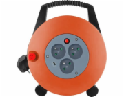 Kábel Strend Pro, predlžovací, L-10 m, 3x 16 A, na bubne, USB C