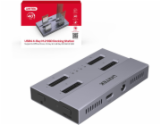 Unitek 4x klonovací stanice M.2 SSD, USB 4; S1243BGY01-EU