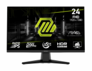 MSI MAG/242F/23,8"/IPS/FHD/200Hz/0,5ms/Černá/3R
