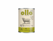 OLLO Pure Beef and Green tripe - vlhké krmivo pro psy - 400g