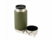 M-Tac UN-R02-750A Termoska na jídlo se skládací lžící z nerezové oceli 750 ml Olivová