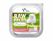 VETEXPERT Raw Paleo Pâte Mini Puppy Pork Mono - vlhké krmivo pro psy - 150g