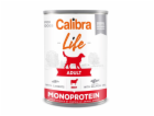 CALIBRA Adult Mono Beef with carrots - vlhké krmivo pro p...