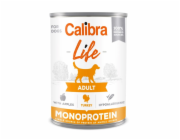 CALIBRA Dog Life Adult Turkey with apples Mono - vlhké krmivo pro psy - 400g