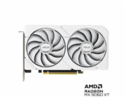 ASUS VGA AMD Radeon RX 9060 XT DUAL 16GB WHITE, RX 9060 XT, 16GB GDDR6, 2xDP, 1xHDMI