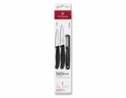 Victorinox Sada nožů se škrabkou černá