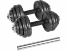 REBEL ACTIVE Nastavitelné činky v kufříku 30 kg s tyčí