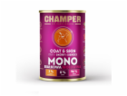 CHAMPER Coat & Skin Mono Beef - vlhké krmivo pro psy - 400g