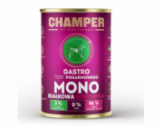CHAMPER Gastro Mono Beef - vlhké krmivo pro psy - 400g