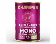 CHAMPER Bones & Joints Mono Lamb - vlhké krmivo pro psy - 400g