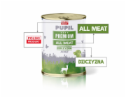 PUPIL Premium All Meat Venison - vlhké krmivo pro psy - 800g