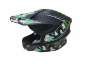 NENURODYTA_V Motocyklová helma HD-806, M (57-58 cm), černo-zelená