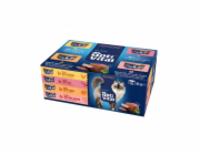 OPTIVITAL Mousse Beef, chicken, turkey, salmon Box - mokré krmivo pro kočky - 12x85g