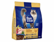 OPTIVITAL With fresh chicken - suché krmivo pro kočky - 300g