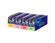 OPTIVITAL Tasty shreds in gravy with chicken, beef, lamb and veal Box - mokré krmivo pro kočky - 112x85g