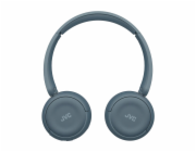 JVC HA-S59W Sluchátka s mikrofonem Kabelový a bezdrátový Přes hlavu Hudba / volný čas Bluetooth Modrá