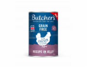 BUTCHER S Original Recipe in Jelly Chicken - vlhké krmivo pro psy - 400g