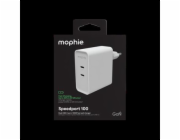 Power Adapter GaN USB-C Dual 100W White