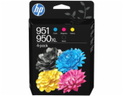 HP 950XL/951 Combo Pack - 4-balení - cerná, žlutá, azurová, purpurová - originální - Officejet - inkoustová cartridge - pro Officejet Pro 251dw, 276dw, 8100 ePrinter, 8600 N911a