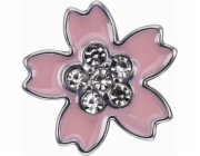 Moleskine MOLESKINE Sakura Pin Crystal Flower 2025, růžová