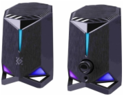 Reproduktory Defender Rocket 2.0, 6 W, LED, USB, černé