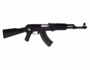 Karabina AEG Cyma AK47 Tactical Black, ráže 6 mm (sada s akumulátorem a nabíječkou)