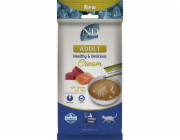 FARMINA N&D Ocean Cat Cream with Salmon & Tuna adult box – pamlsek pro kočku – 4x15g