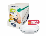ANIMAL ISLAND Everyday Chicken in broth Box - mokré krmivo pro kočky - 12x85g + talířek zdarma