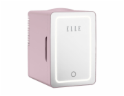 Mini lednička s LED zrcátkem na líčení ELLE Home ESDAFX08PUEU 8L fialová