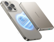 Joyroom Powerbanka JR-PBM08 Pro 22,5 W 10 000 mAh s bezdrátovým nabíjením 2x USB-C - titanová (6956116749828)