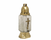 Kahančík Grave, čiré sklo, mix, 28 h, 80 g, 25 cm, na hrob