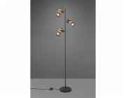 Stojací lampa Trio Tosh černá