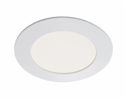 Zapuštěné LED svítidlo Briloner, plastové, bílé, V: 2,9 cm, O: 12 cm