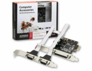 PCI-Express adapter AXAGON PCEA-PS - 3 konektory  