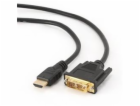 Gembird kábel HDMI (M) na DVI (M), pozlátené konektory, 4...