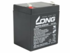 Long 12V 5Ah olověný akumulátor HighRate F2