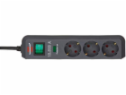 Eco-Line Steckdosenleiste 3-fach