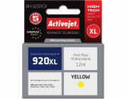 Activejet AH-920YCX HP Printer Ink  Compatible for HP 920XL CD974AE;  Premium;  12 ml;  yellow.