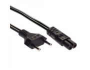 Akyga Napájecí kabel IEC C7 2pin 1.5m EU plug