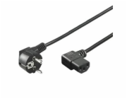 PREMIUMCORD Kabel napájecí 230V 3m úhlový 90st