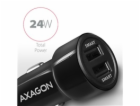 AXAGON PWC-5V5, SMART nabíječka do auta, 2x port 5V-2.4A ...