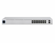 UBNT UniFi Switch USW-16-POE Gen2 [16xGigabit, 8x PoE out 42W, 802.3at/af, 2xSFP, 36Gbps]