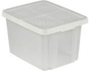 Box s vekom Curver® ESSENTIALS 26 lit., priesvitný, 44x34x27 cm