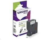 WECARE ARMOR páska pro DYMO S0720530, černá/bílá, 12mm x 7m