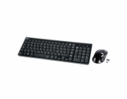 HAMA set Trento/ bezdrátové klávesnice + myš/ 2,4GHz/ nano USB/ CZ+SK/ černý