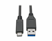 PremiumCord kabel USB-C - USB 3.0 A (USB 3.2 generation 2, 3A, 10Gbit/s) 1m