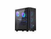 Endorfy Signum 300 ARGB EY2A006 Endorfy skříň Signum 300 ARGB / 2xUSB 3.0 / 4x120mm fan PWM ARGB / mesh panel / tvrzené sklo / černá